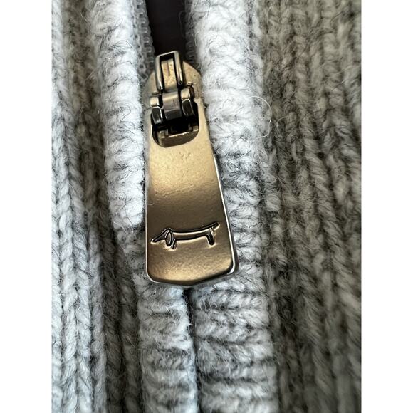 Louis Castel Golf 2XL (115) Wool Blend Down Puffer quilted Vest Gray Full Zip - Picture 6 of 9